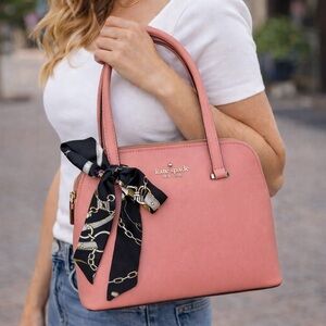 Kate Spade Patterson Drive Pink Pebbled Leather Crossbody Satchel NWT ♠️